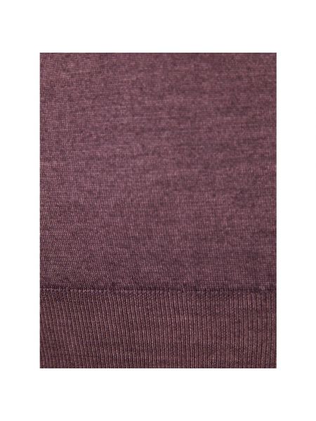 Polo de lana de seda Canali violeta