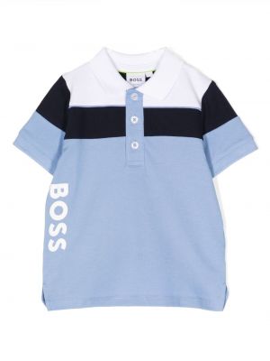 Polo a righe Boss Kidswear