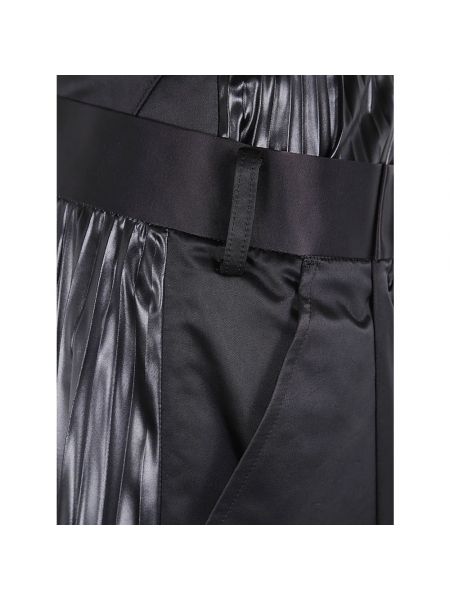 Falda midi de raso Junya Watanabe negro