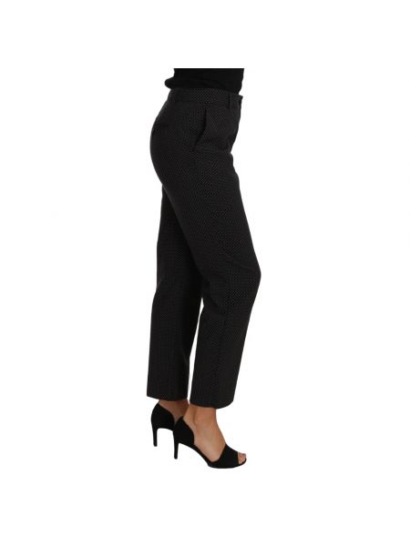 Spodnie slim fit Dolce And Gabbana czarne
