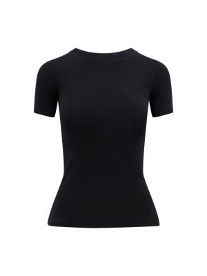 Koszulka slim fit z nadrukiem Balenciaga czarna