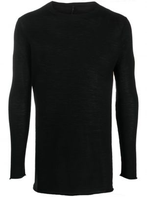 Вълнен пуловер от мерино вълна Masnada черно