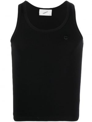 Βαμβακερό πουκάμισο Coperni μαύρο