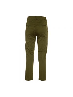 Spodnie slim fit Dondup zielone