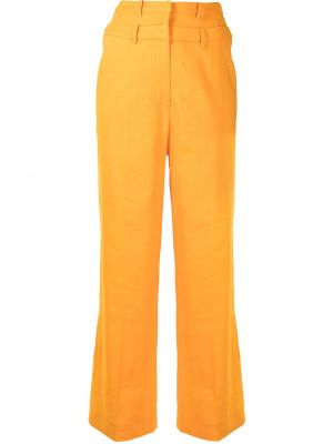 Кльощави панталони Rejina Pyo жълто