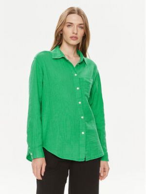 Košile relaxed fit Gap zelená