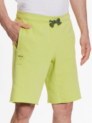 Pantaloni scurți de sport cu croială lejeră Blauer verde