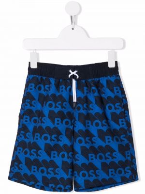 Trykt shorts for jenter Boss Kidswear blå