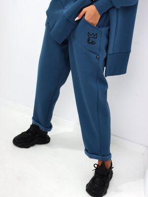 Teplákové nohavice Fasardi modrá