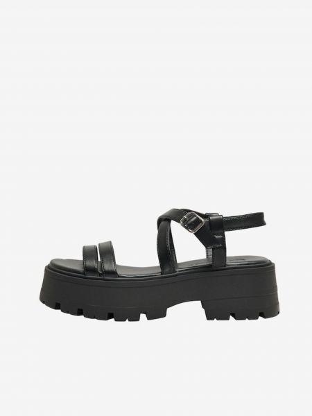 Sandały na platformie Only Shoes czarne