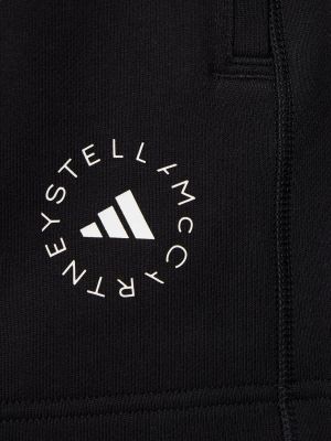Šortai aukštu liemeniu Adidas By Stella Mccartney juoda