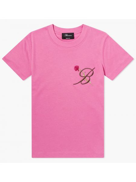 Рожева приталена футболка Blumarine