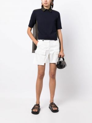 Shorts cargo avec poches Sacai blanc
