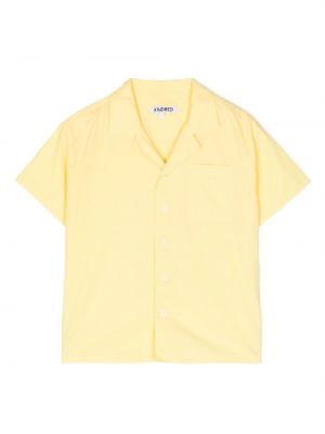 Camicia a maniche corte Kindred giallo