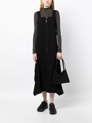 Robe mi-longue en coton Y's noir