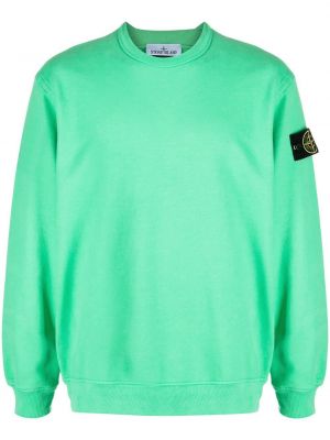 Bomull sweatshirt Stone Island grønn