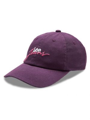 Kepurė su snapeliu Lee violetinė