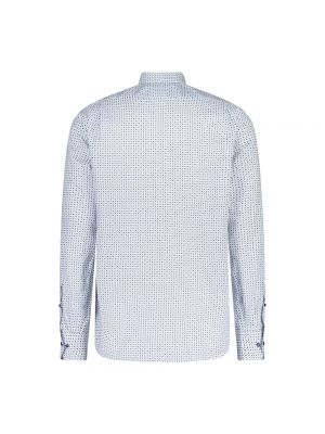 Camisa de algodón con estampado Stenströms azul