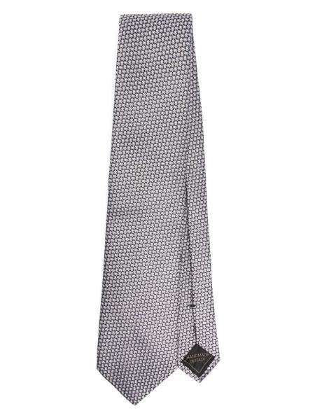 Μεταξωτή γραβάτα ζακάρ Brioni