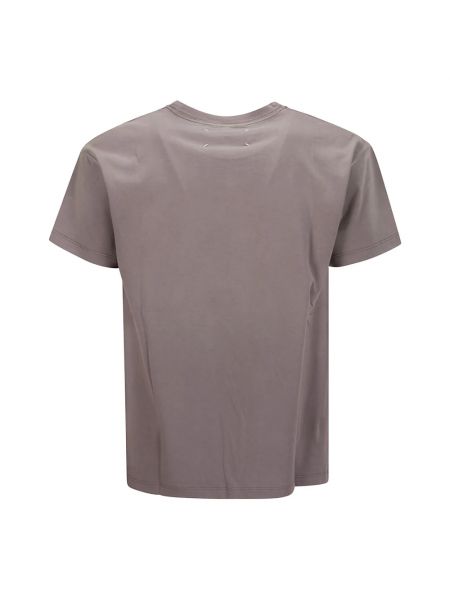 Camisa de algodón de tela jersey Maison Margiela violeta
