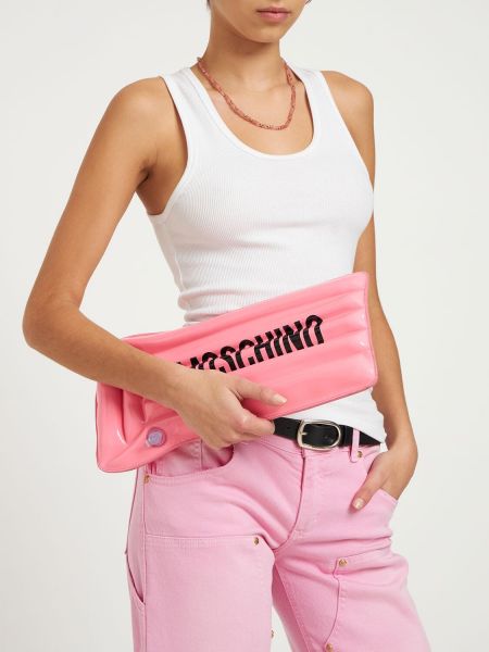 Чанта тип „портмоне“ Moschino розово