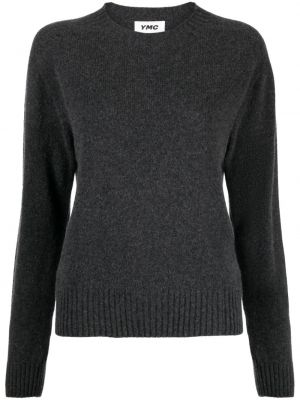 Pullover mit rundem ausschnitt Ymc grau