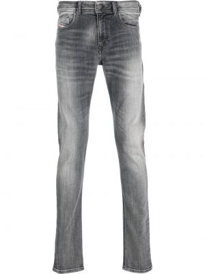 Jeans skinny a vita bassa Diesel grigio