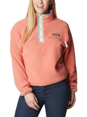 Флисовый пуловер Columbia оранжевый