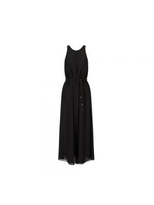 Sukienka długa Emporio Armani czarna