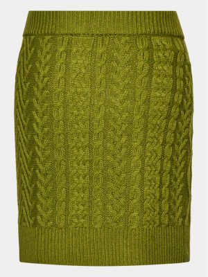 Mini suknja slim fit Sisley zelena