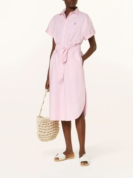 Платье-рубашка Polo Ralph Lauren розовое