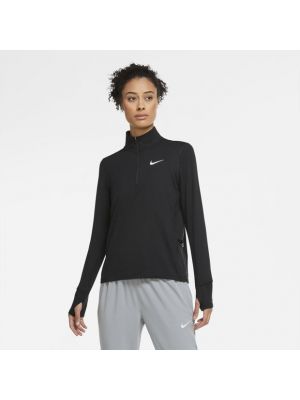 Veste fermeture éclair en coton Nike noir
