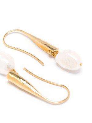 Boucles d'oreilles avec perles Forte Forte doré