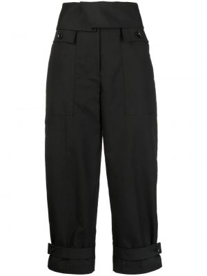 Pantaloni cu talie înaltă 3.1 Phillip Lim negru