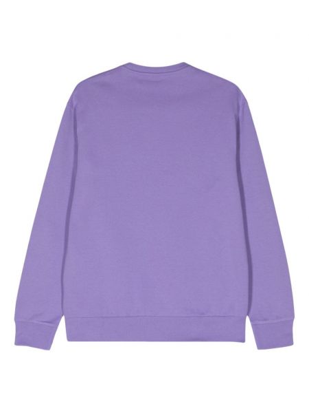 Medvilninis džemperis Armani Exchange violetinė