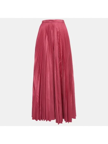 Jedwabna spódnica Dior Vintage różowa