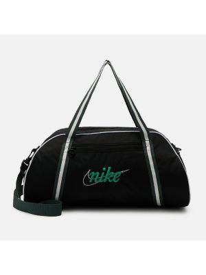 Спортивная сумка Nike Performance Gym Club Retro Unisex, черный/зеленый/бежевый