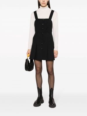 Kleid mit plisseefalten Claudie Pierlot schwarz