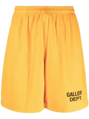 Shorts de sport à imprimé Gallery Dept. orange