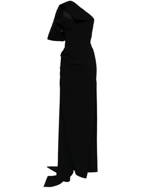 Φόρεμα με έναν ώμο Maticevski μαύρο