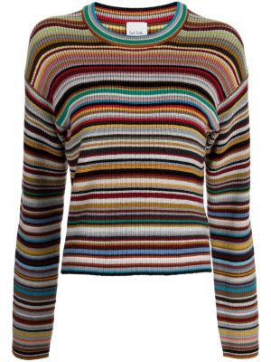 Вълнен пуловер на райета Paul Smith