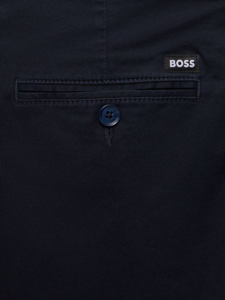 Pantalones cortos de algodón Boss azul