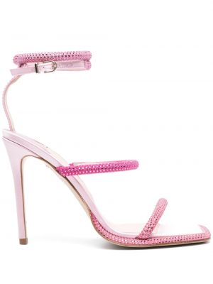 Sandały z kryształkami Sophia Webster różowe