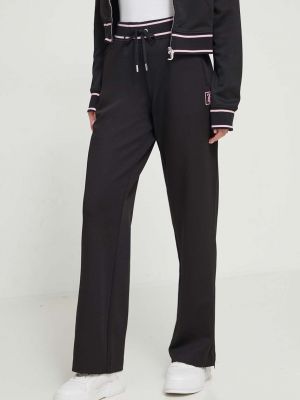Sportovní kalhoty s aplikacemi Juicy Couture černé