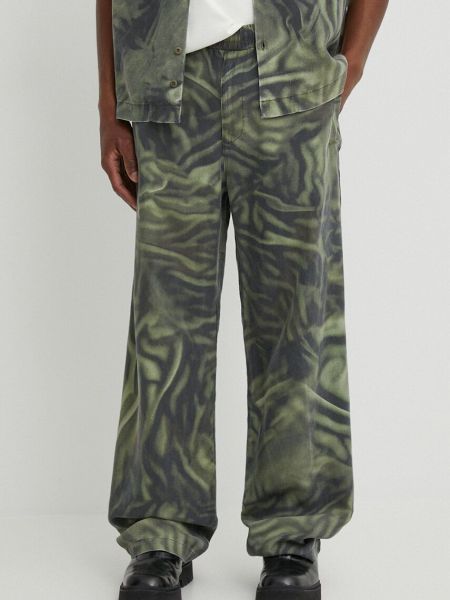 Pantaloni cu model zebră Diesel