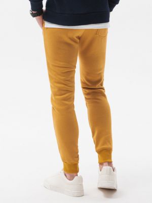 Spodnie sportowe Ombre Clothing żółte