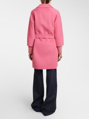 Palton scurt de lână 's Max Mara roz