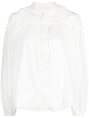 Βαμβακερή μπλούζα Ulla Johnson λευκό