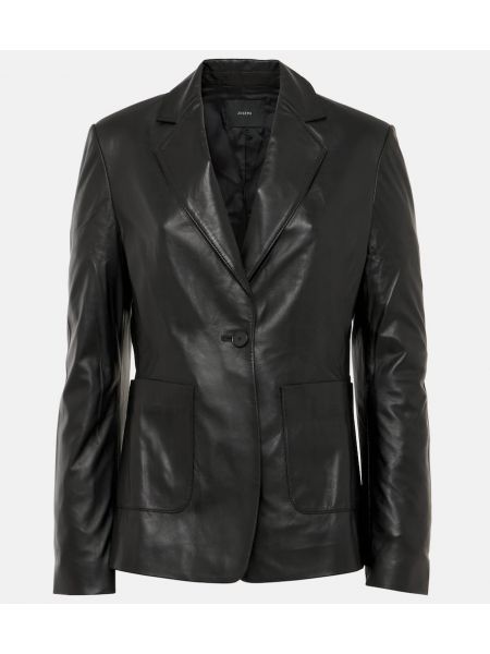 Skinn blazer Joseph svart