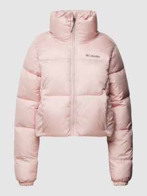 Куртка с воротником стойка Columbia розовая